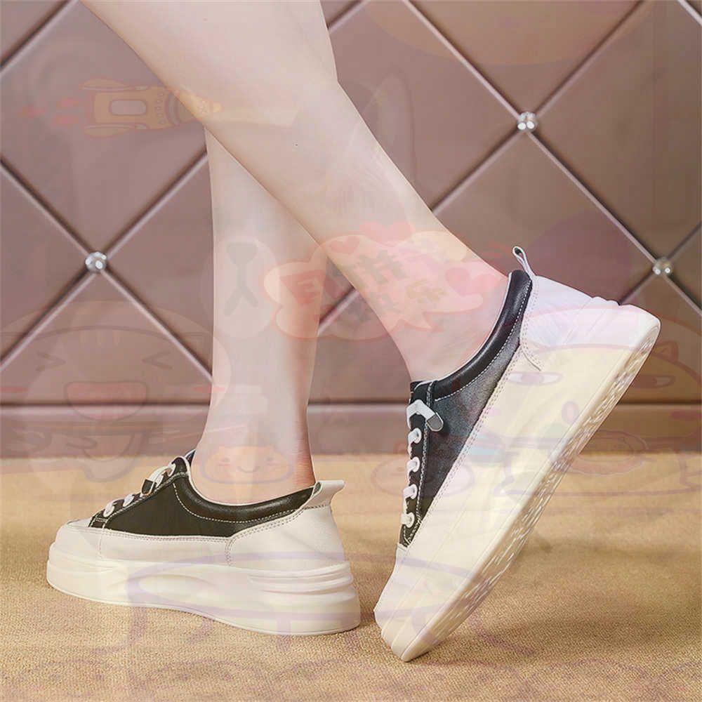Women Shoes Brown Colour - LACE-up Chunky Loafers ผู้หญิงสเก็ตบอร์ดกีฬารองเท้าตะกร้ารองเท้าผ้าใบจริงแบบพกพาข่าวตะกร้า Teni ที่มีคุณภาพสูง
