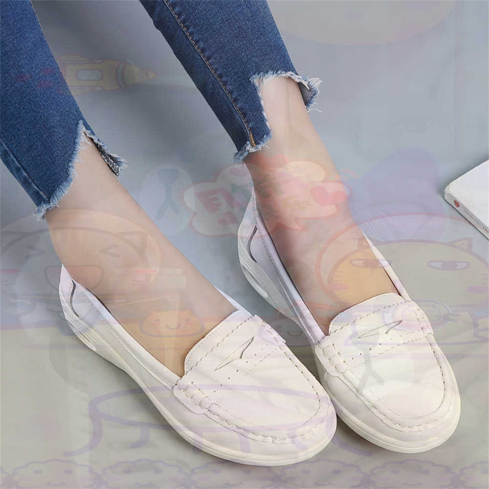 Women Shoes Brown Colour - Soft SLIP-ON สตรีขนาดใหญ่รองเท้าเทนนิสสเก็ตบอร์ดสุภาพสตรีรองเท้าผ้าใบแบรนด์หรูกีฬาวิทยาลัย Drop Shipping