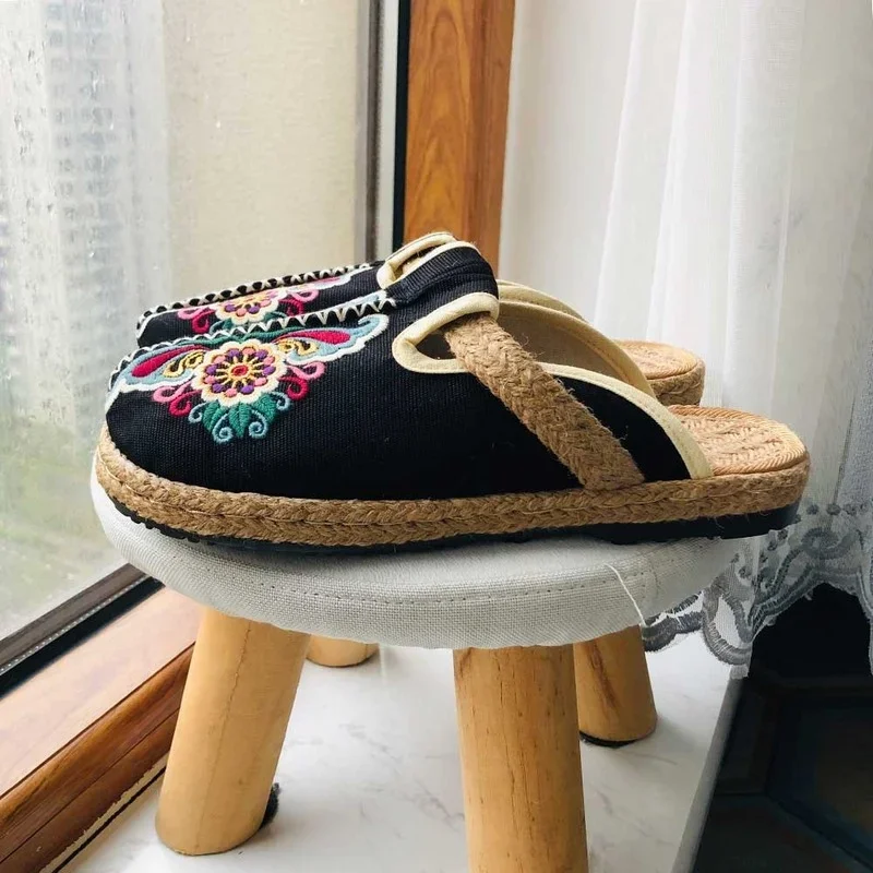 2025 ผู้หญิงสบายๆผ้าลินินเย็บป - Women'S Shoes Vegan บทวิจารณ์และราคา