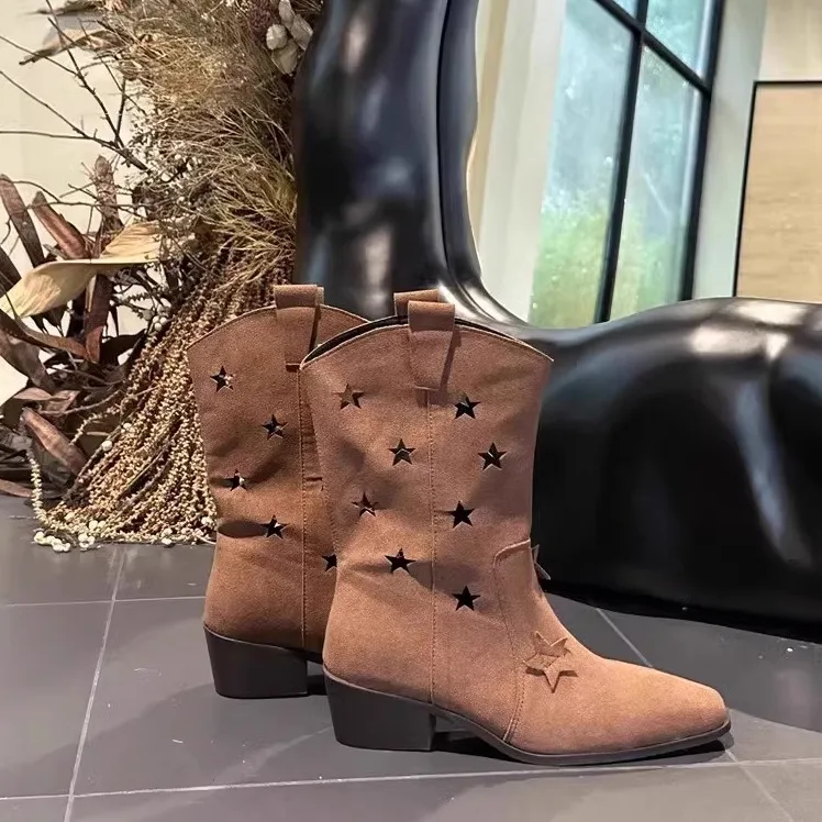 รองเท้าบูทคาวบอยสไตล์วินเทจสำห - Women'S Shoes Vegan บทวิจารณ์และราคา
