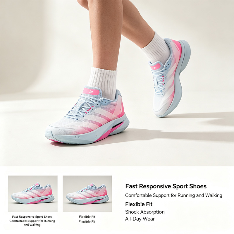 รองเท้าวิ่ง Adidas สีชมพู ขาว  - Women'S Shoes Pink Adidas บทวิจารณ์และราคา