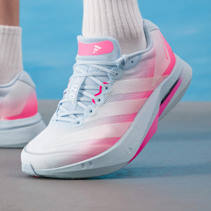 รองเท้าวิ่ง Adidas สีชมพู ขาว  - Women'S Shoes Pink Adidas บทวิจารณ์และราคา