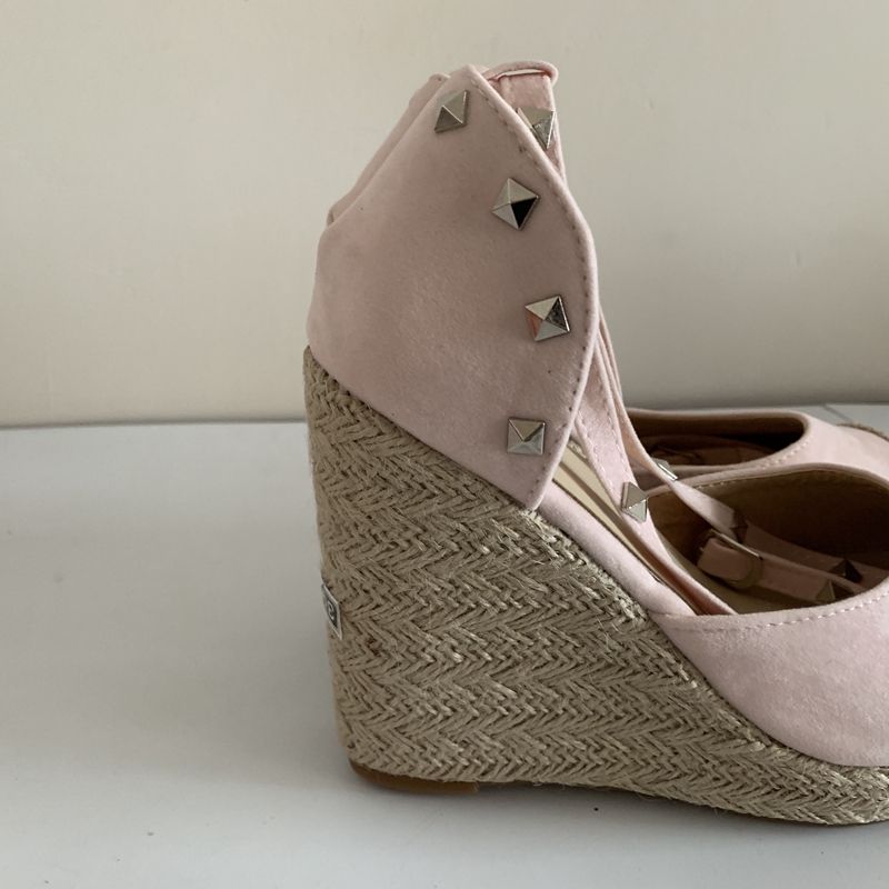 รองเท้าส้นตึกแบบสานสำหรับผู้หญ - Espadrille Wedge Shoes บทวิจารณ์และราคา