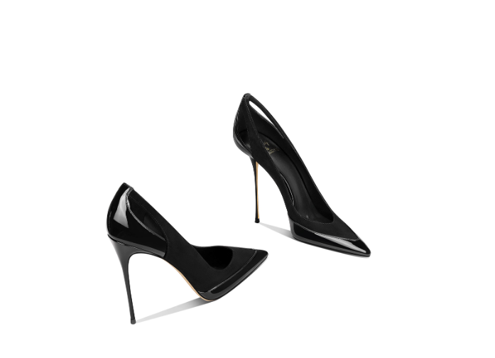 รองเท้าส้นสูงหนังแก้วสีดำแบบให - Women'S Shoes To Buy บทวิจารณ์และราคา