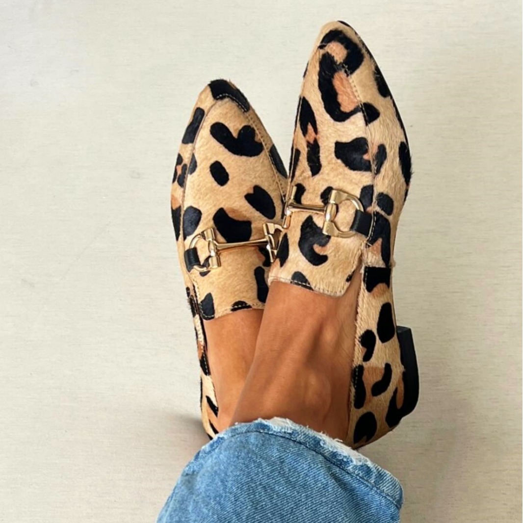 รองเท้าผู้หญิงลายเสือดาว ไซส์ใ - Leopard Print Heels บทวิจารณ์และราคา