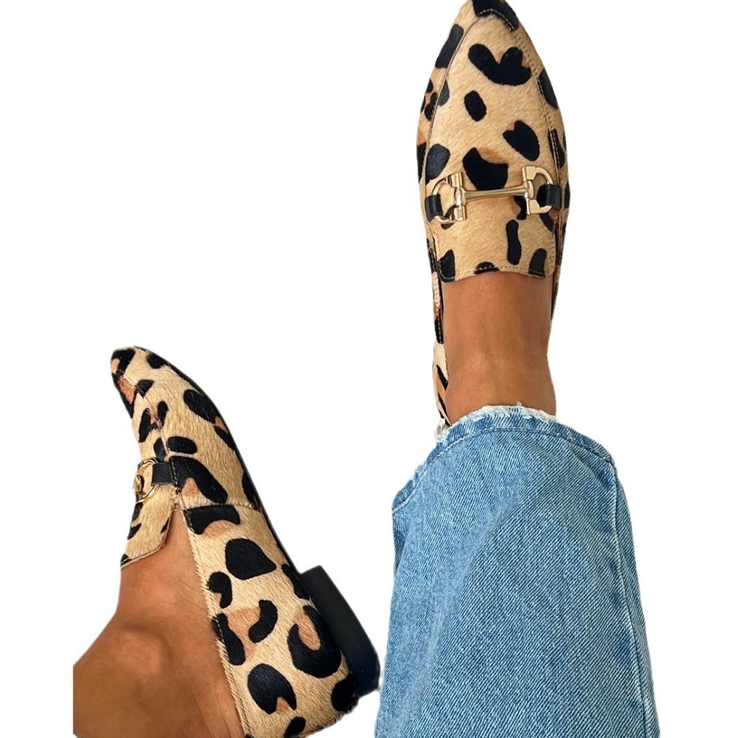รองเท้าผู้หญิงลายเสือดาว ไซส์ใ - Leopard Print Heels บทวิจารณ์และราคา