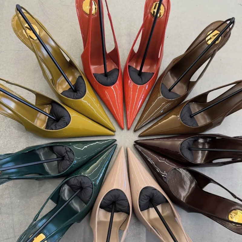 รองเท้าส้นสูงแบบเปิดส้น ปลายแห - Women Shoes Model บทวิจารณ์และราคา