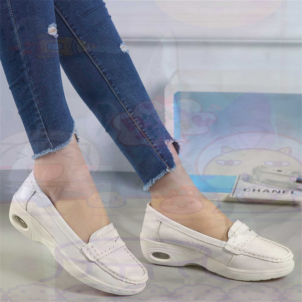 Soft SLIP-ON สตรีขนาดใหญ่รองเท - Women Shoes Brown Colour บทวิจารณ์และราคา