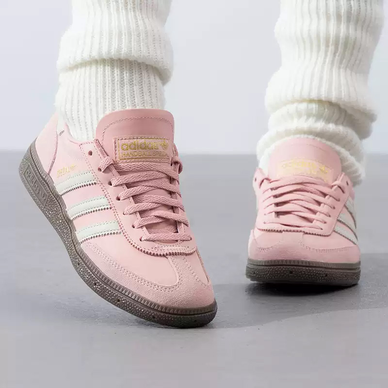 รองเท้าผ้าใบลายใบโคลเวอร์ของแท - Women'S Shoes Pink Adidas บทวิจารณ์และราคา