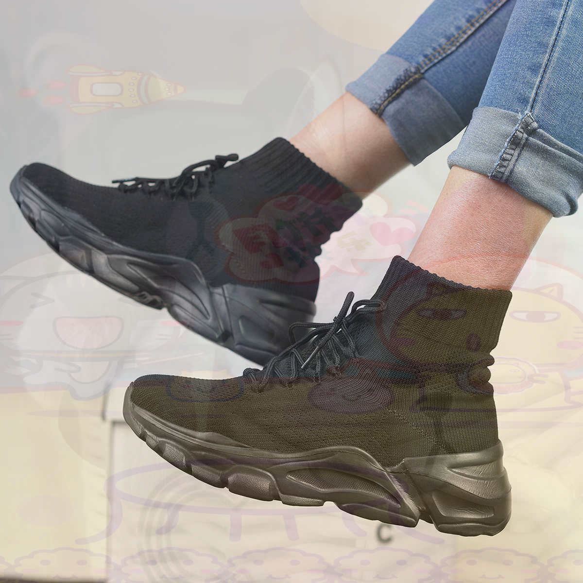 เพิ่มความสูงฤดูร้อนบาสเกตบอลบา - Women Shoes Brown Colour บทวิจารณ์และราคา