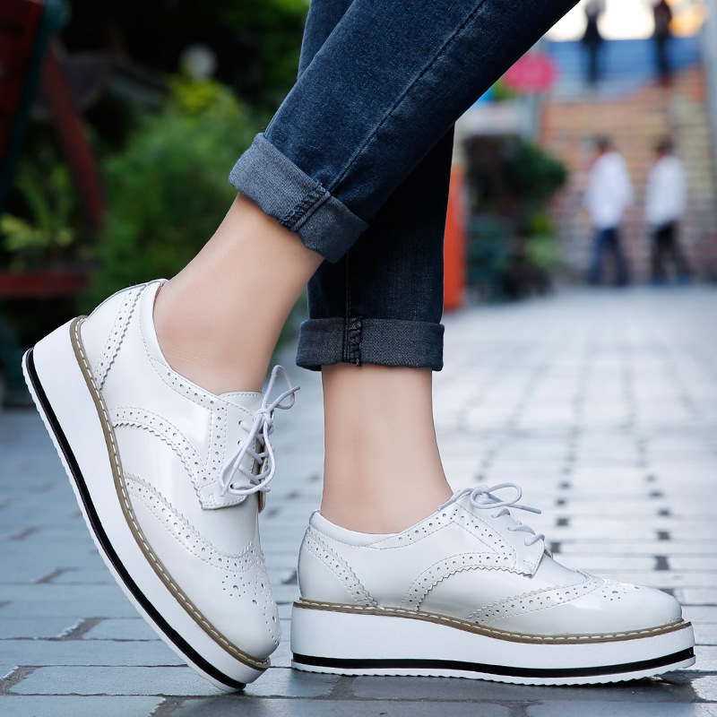 ผู้หญิง Loafers รองเท้าหนังหนา - Espadrille Wedge Shoes บทวิจารณ์และราคา