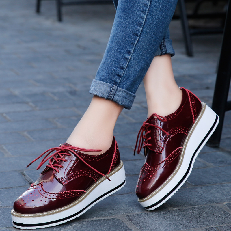 ผู้หญิง Loafers รองเท้าหนังหนา - Espadrille Wedge Shoes บทวิจารณ์และราคา